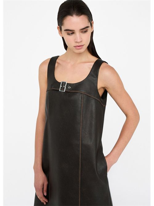 Vestito corto in tessuto spalmato LIU JO | MF5314E1051/X0558
